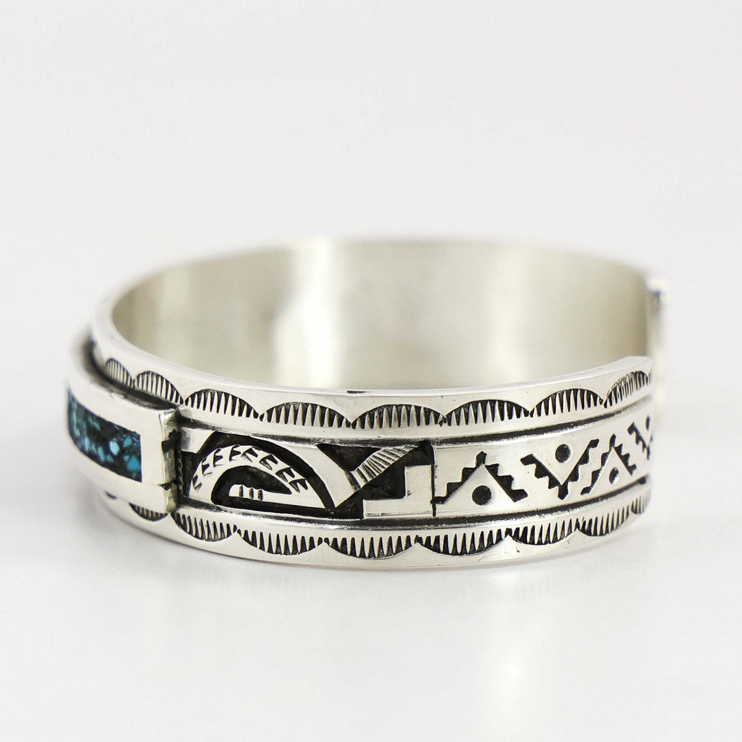 Turquoise Inlay Cuff