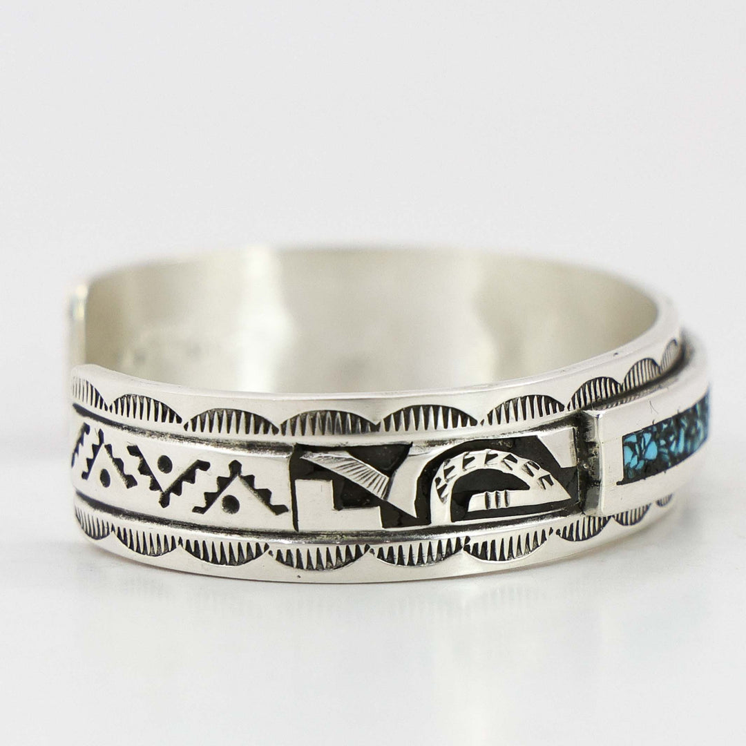 Turquoise Inlay Cuff
