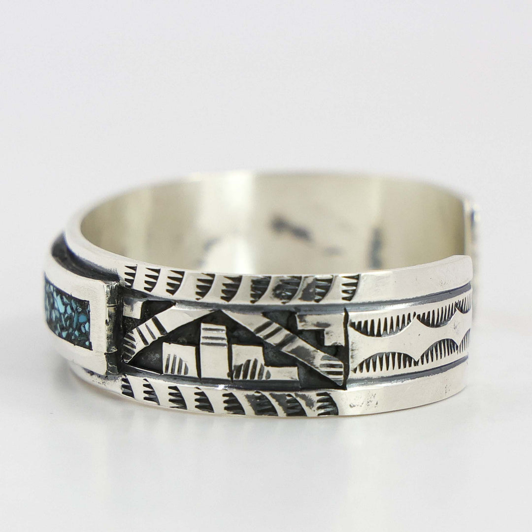 Turquoise Inlay Cuff