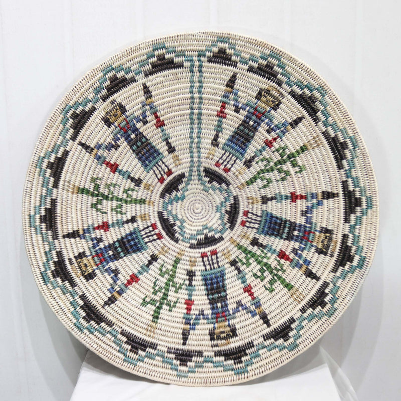 Navajo Sandpainting Basket