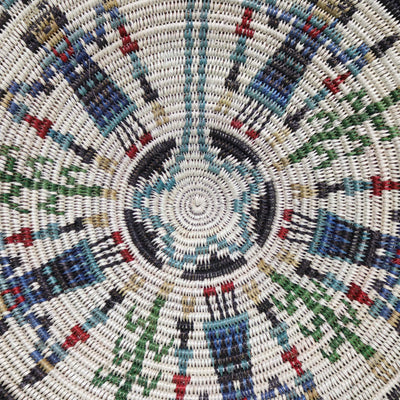 Navajo Sandpainting Basket