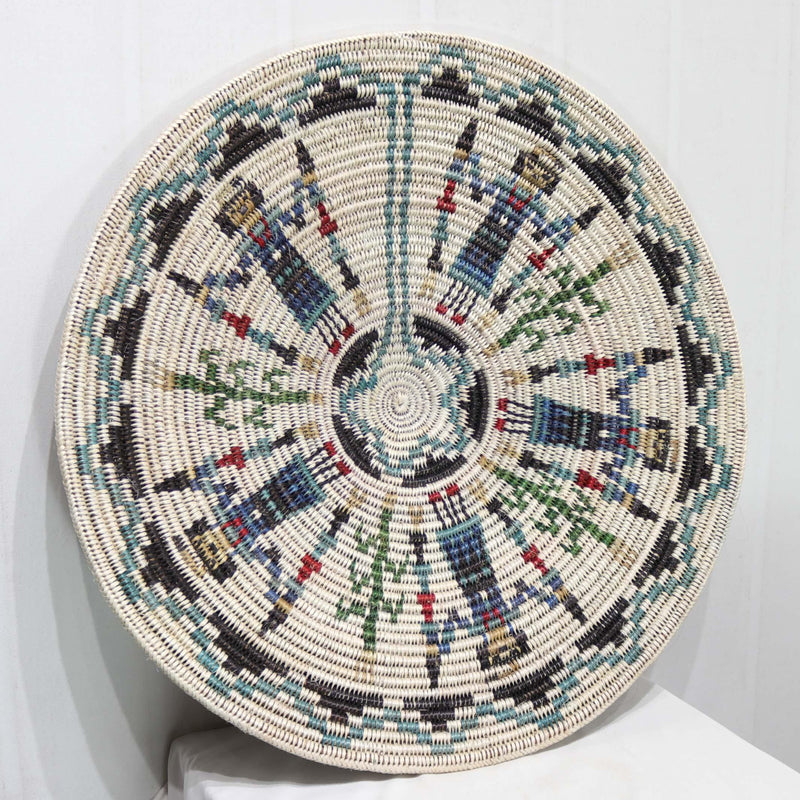 Navajo Sandpainting Basket
