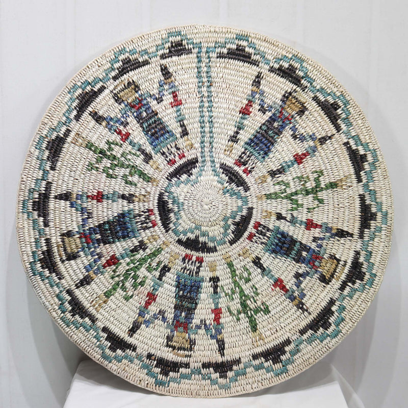 Navajo Sandpainting Basket
