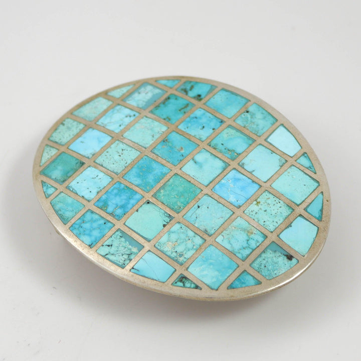 Turquoise Inlay Buckle by Federico - Garland's