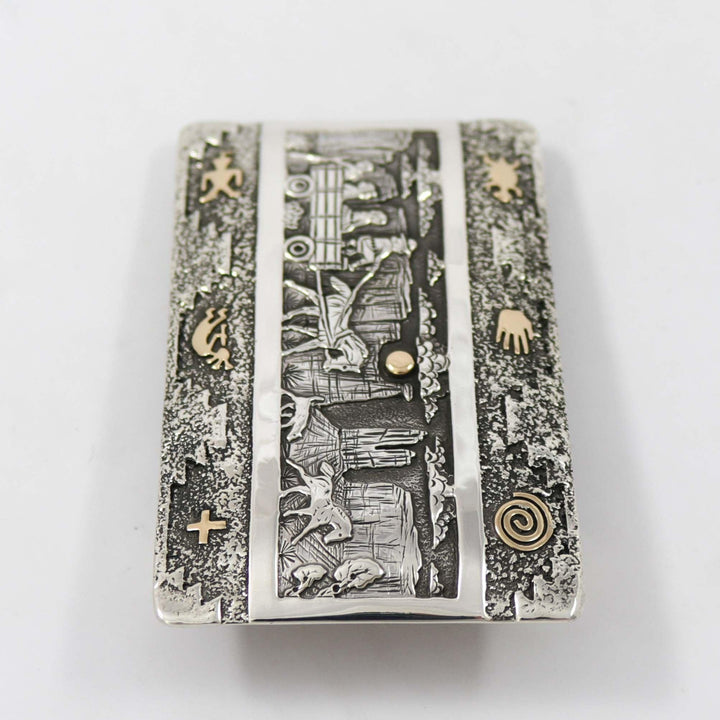 Navajo Storyteller Buckle