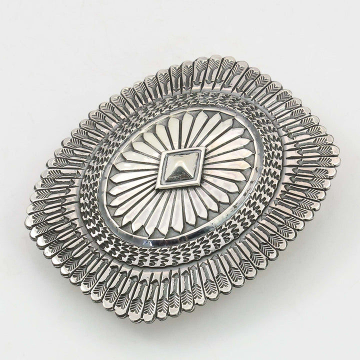 Stamped Silver Buckle