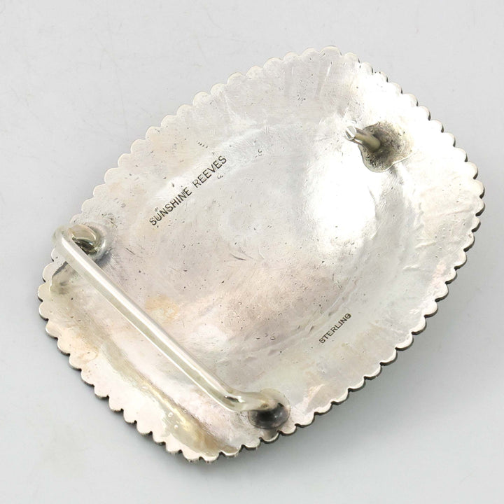 Stamped Silver Buckle