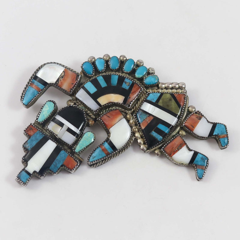1970s Rainbow Man Pin