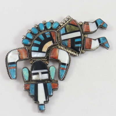 1970s Rainbow Man Pin