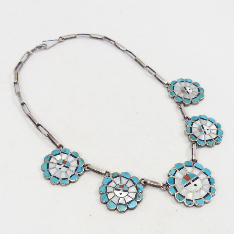 1960s Sunface Necklace