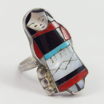 1960s Zuni Woman Ring