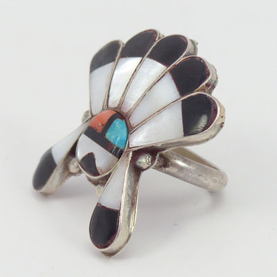 1960s Zuni Sunface Ring