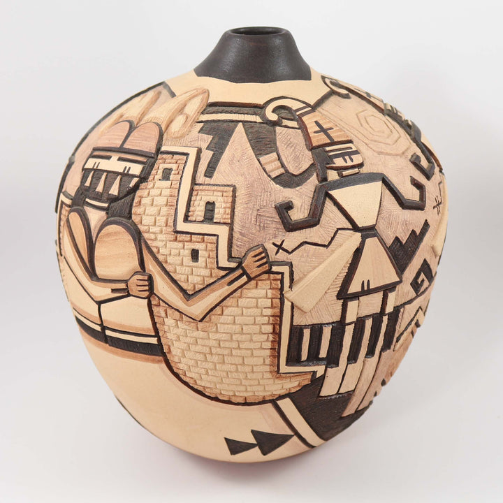 Vase Hopi des années 1990