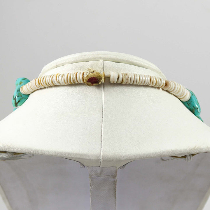1940s Turquoise and Shell Necklace