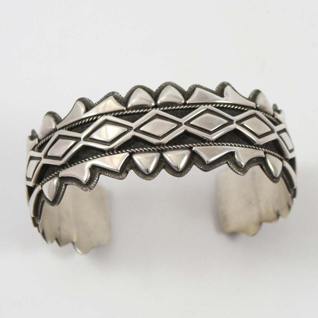 Silver Appliqué Cuff