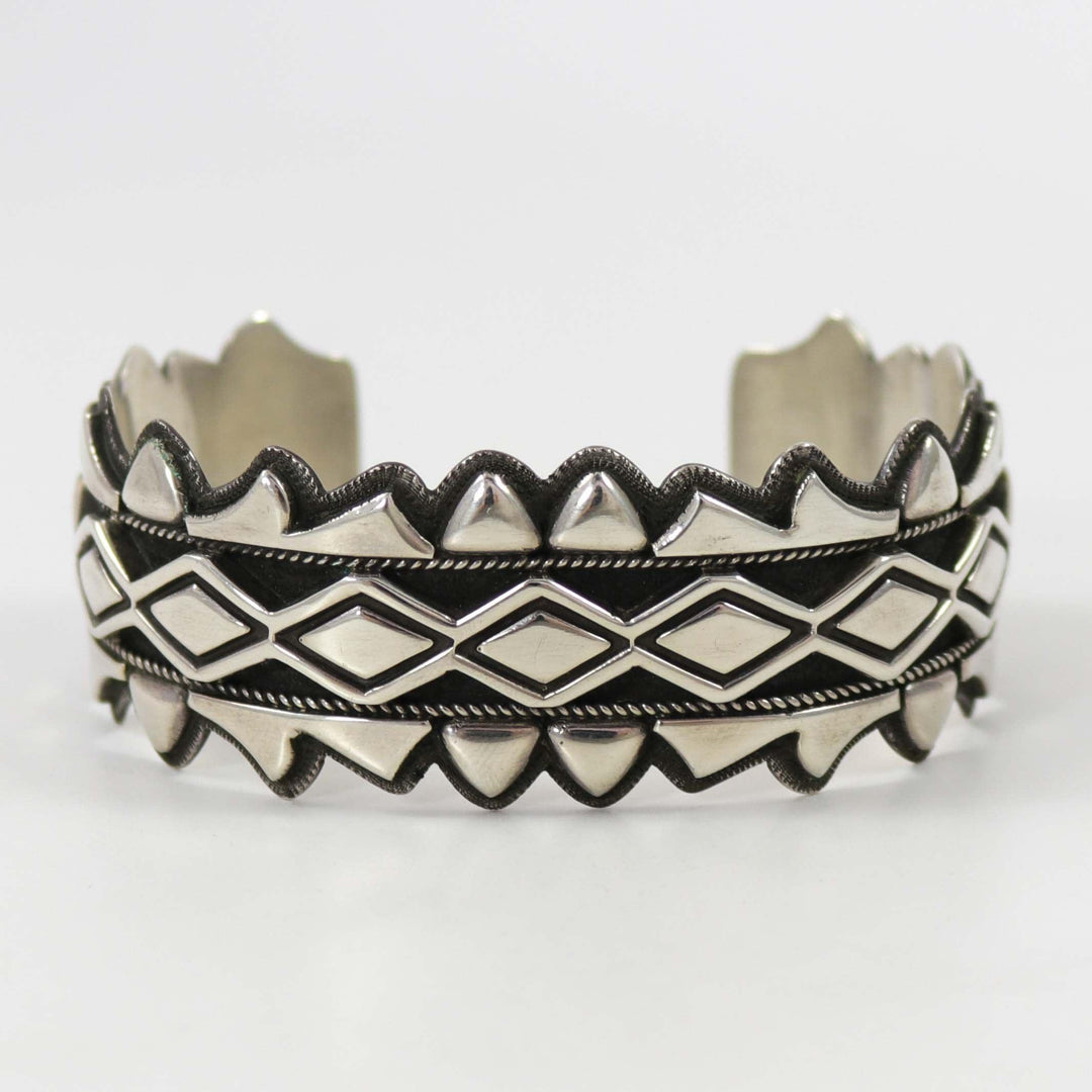 Silver Appliqué Cuff