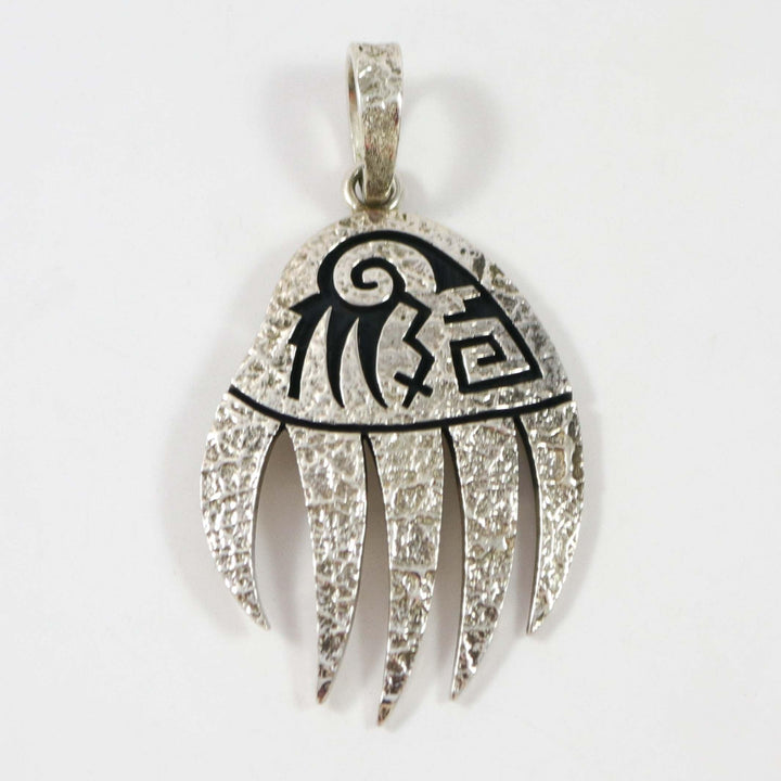 Badger Paw Pendant by Ruben Saufkie - Garland's