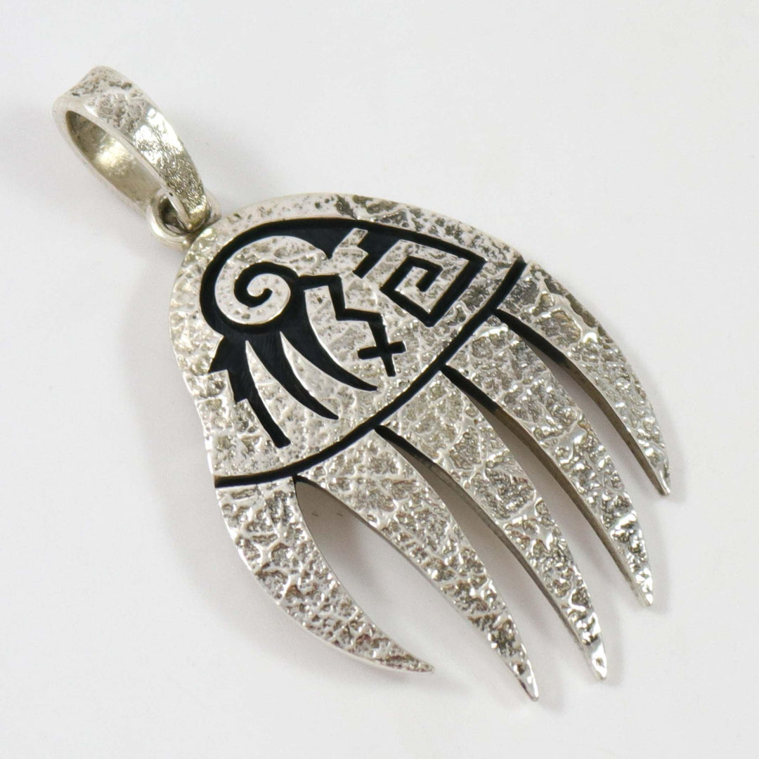 Badger Paw Pendant by Ruben Saufkie - Garland's