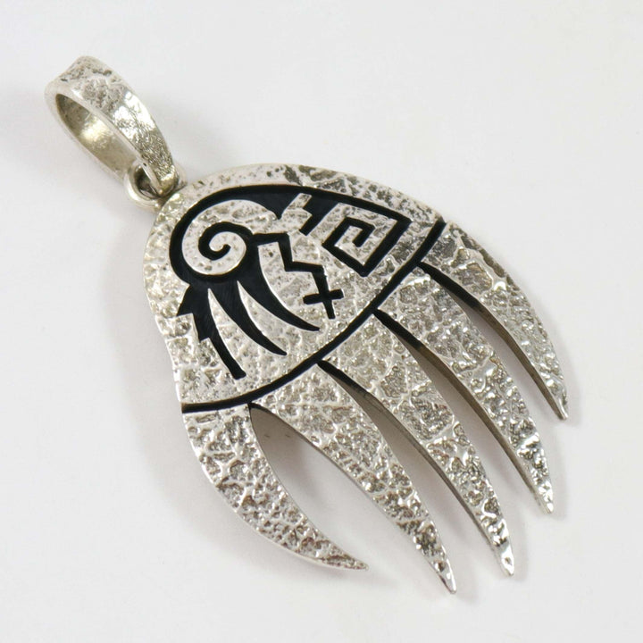 Badger Paw Pendant by Ruben Saufkie - Garland's