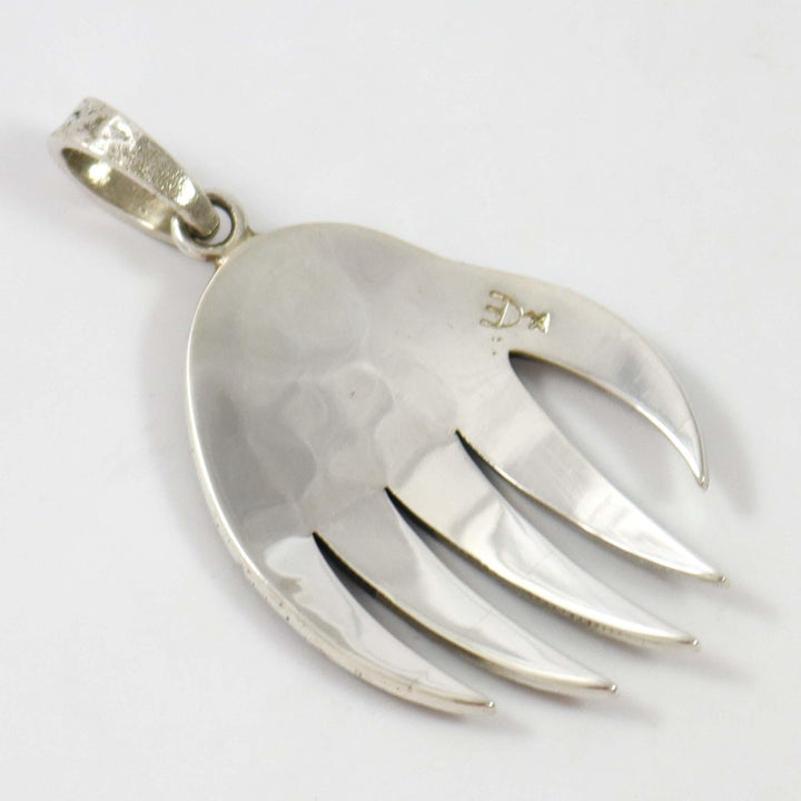 Badger Paw Pendant by Ruben Saufkie - Garland's