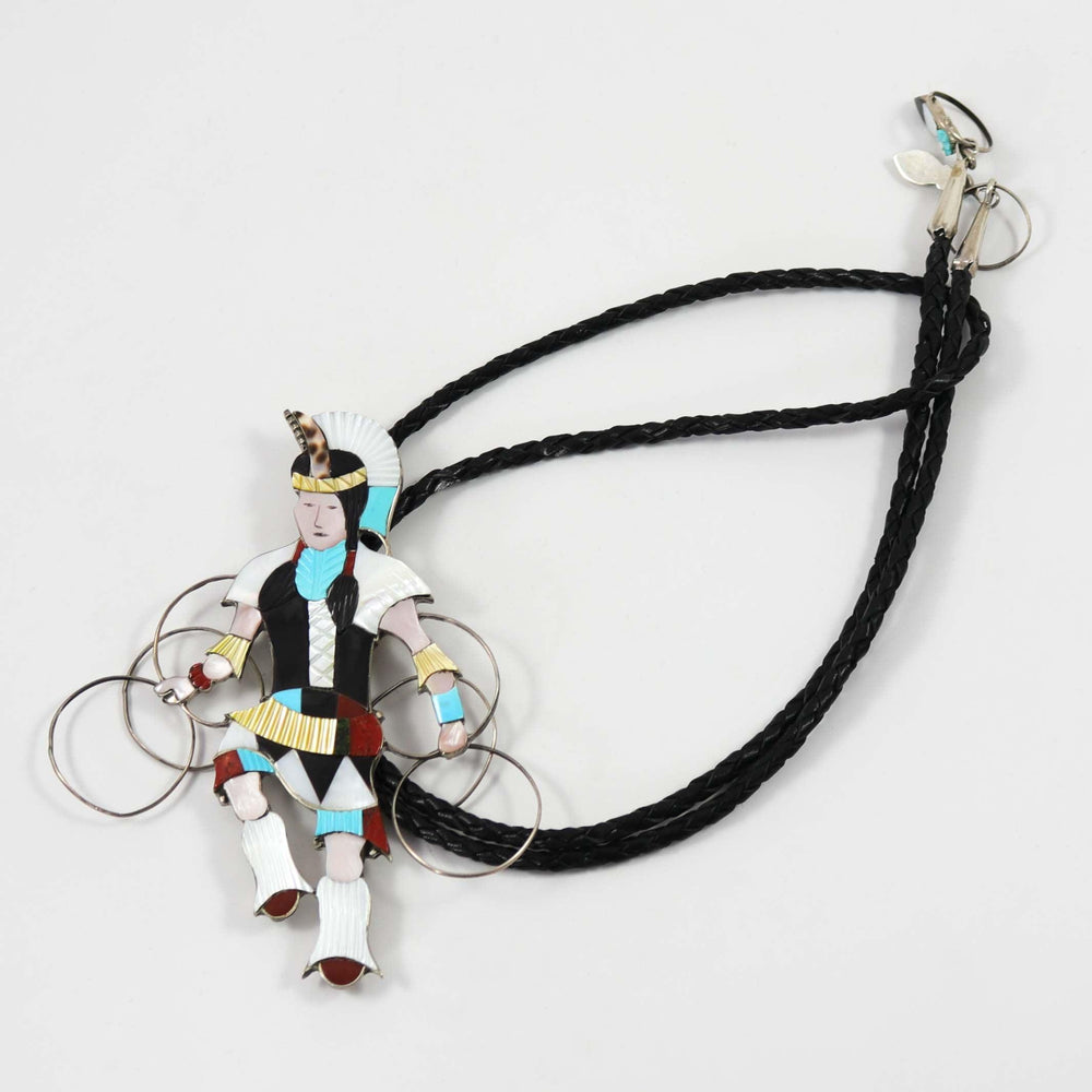 1970s Hoop Dancer Bola Tie by Jonathan Beyuka - Garland's