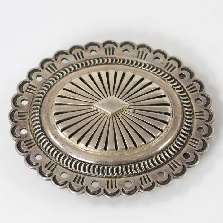 Stamped Concho Buckle