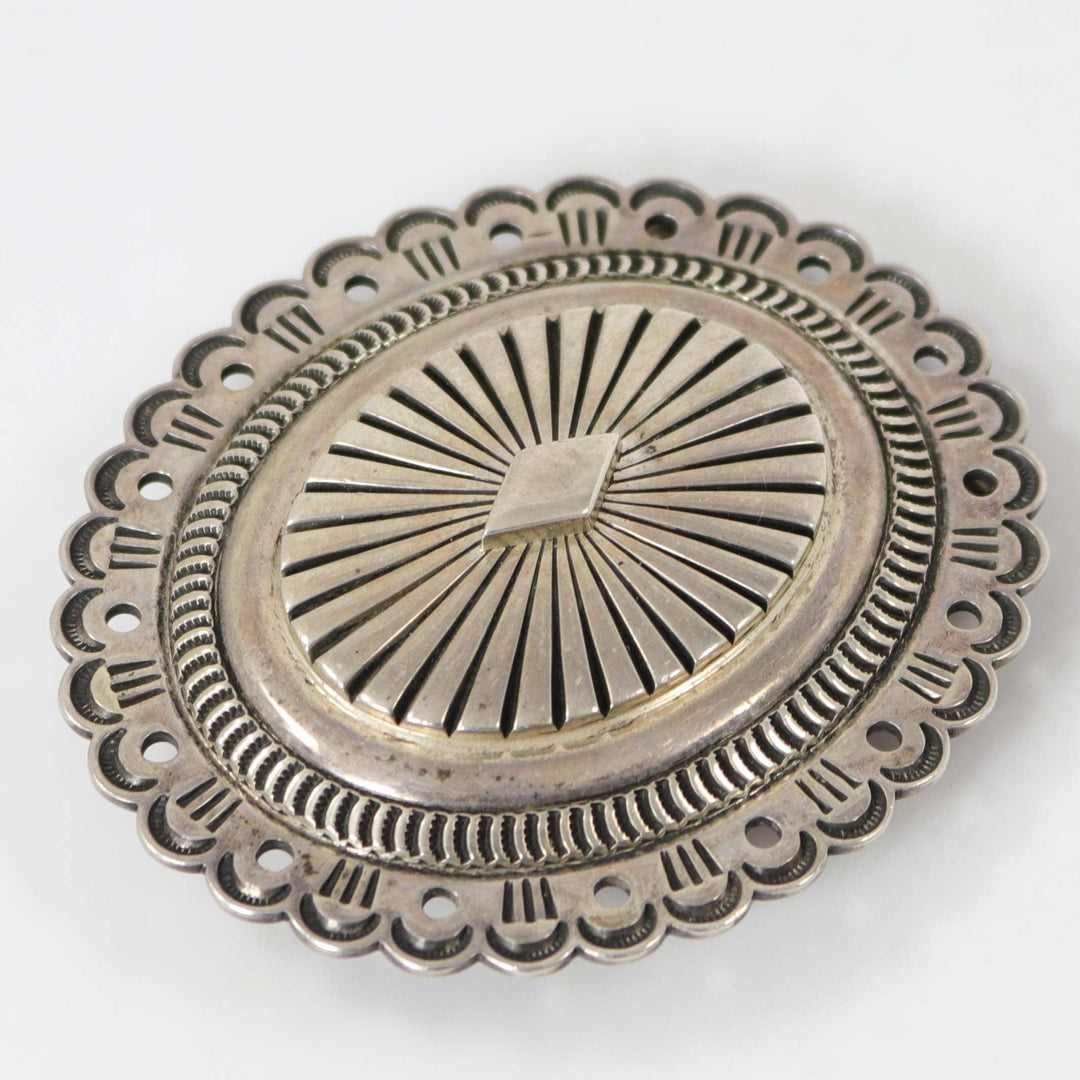 Stamped Concho Buckle