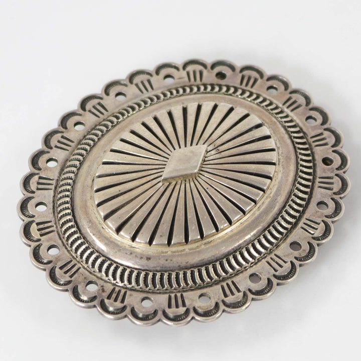 Stamped Concho Buckle