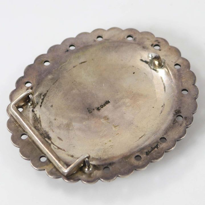 Stamped Concho Buckle