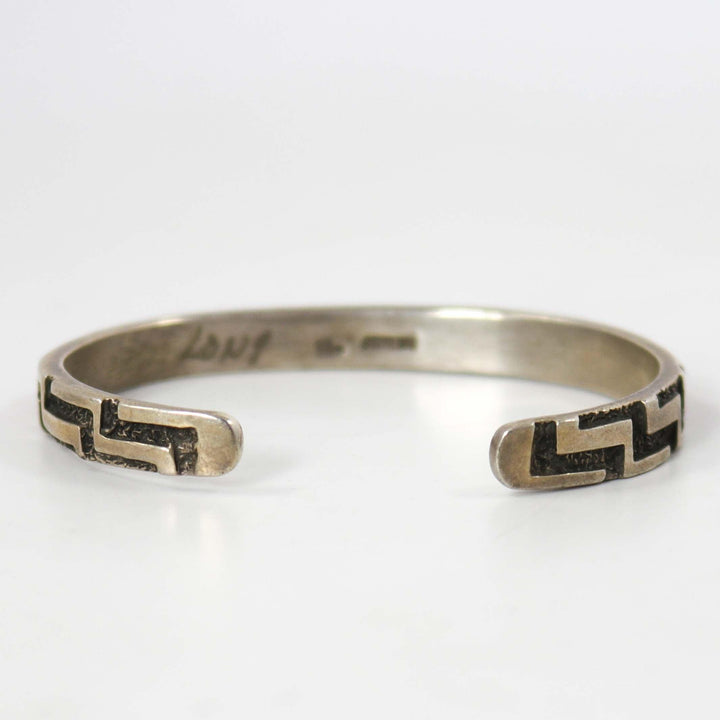 1980s Coral Inlay Cuff