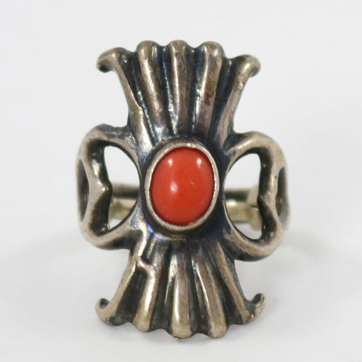 1960s Coral Ring
