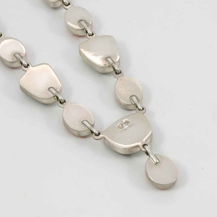 Spiny Oyster and Gaspeite Necklace