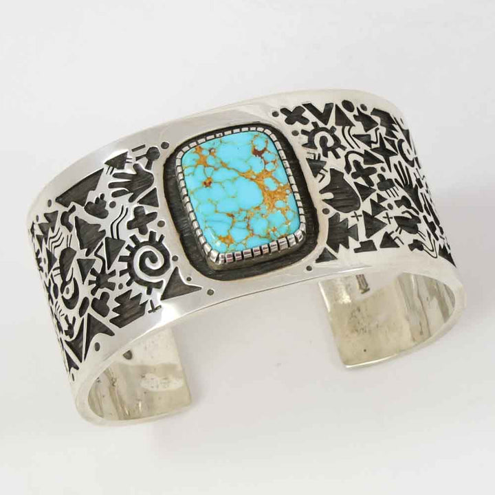 Number Eight Turquoise Cuff