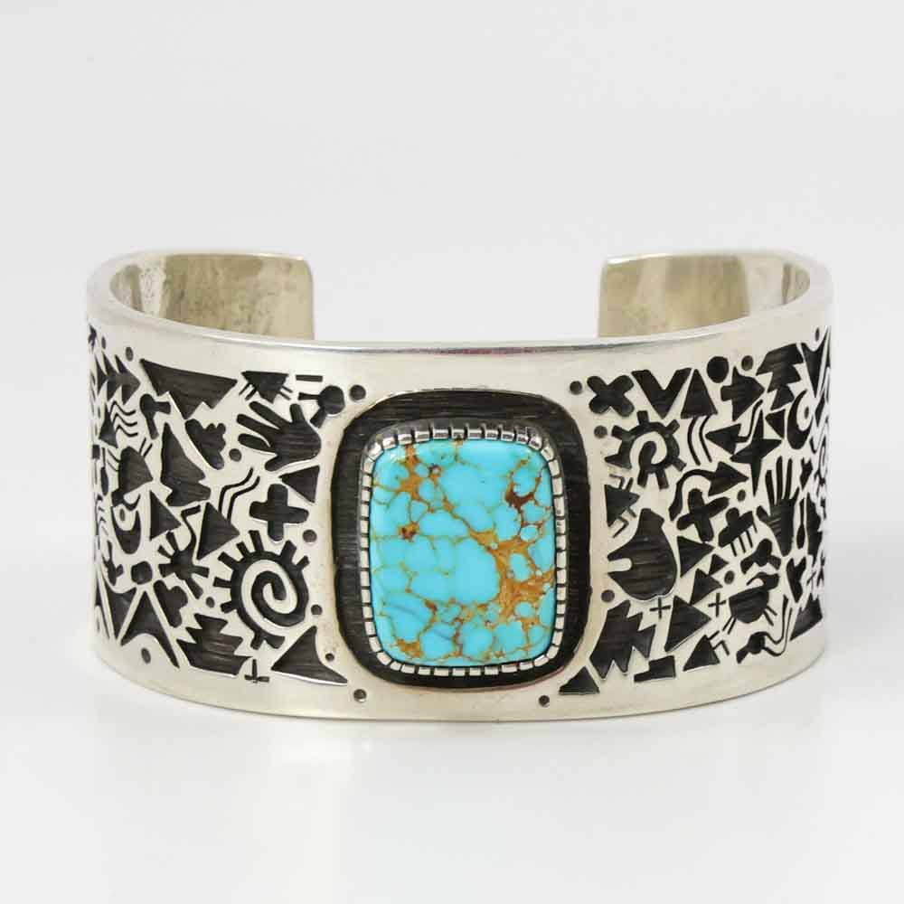 Number Eight Turquoise Cuff