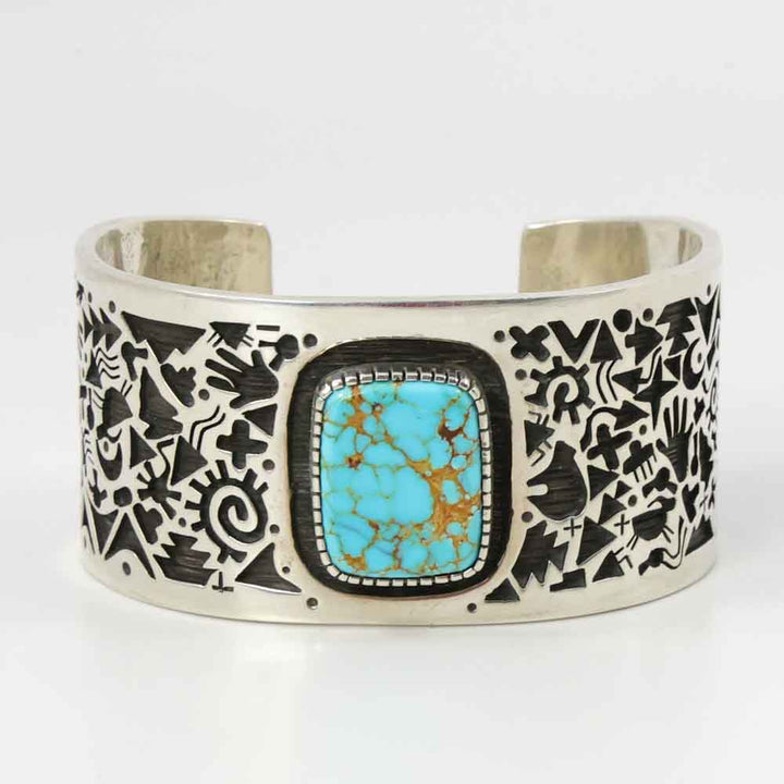 Number Eight Turquoise Cuff