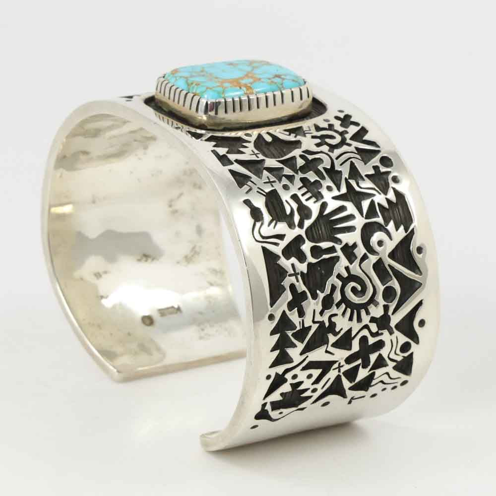 Number Eight Turquoise Cuff