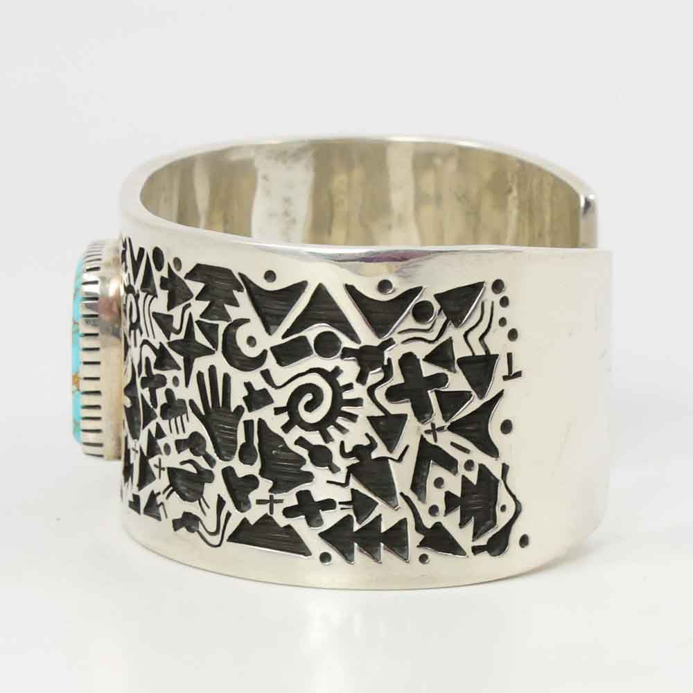 Number Eight Turquoise Cuff
