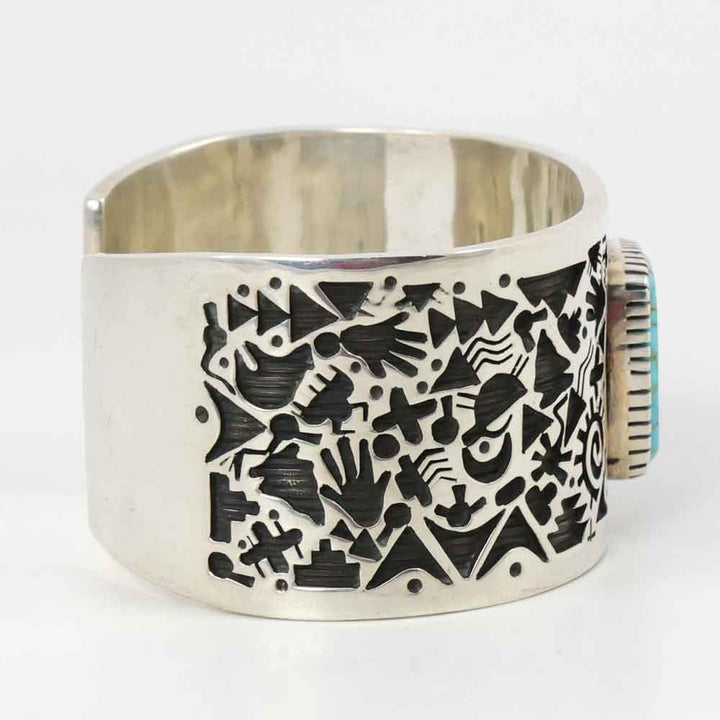 Number Eight Turquoise Cuff