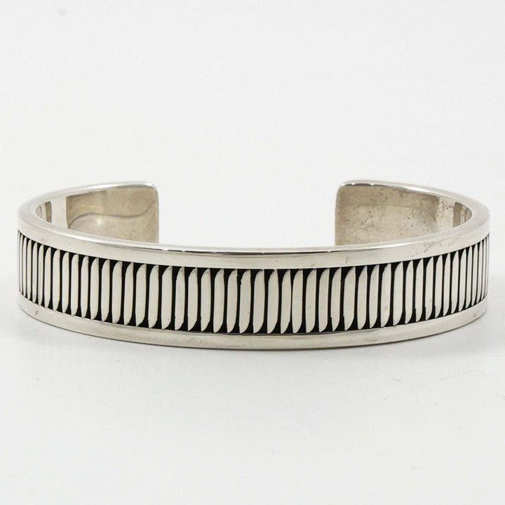 Silver Feather Cuff