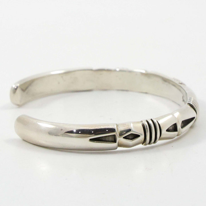 Stamped Silver Cuff