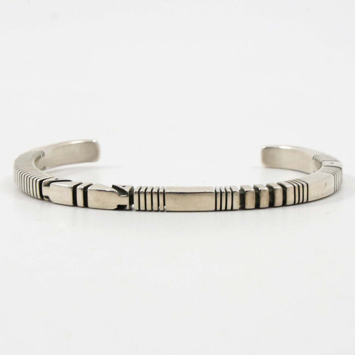 Stamped Silver Cuff