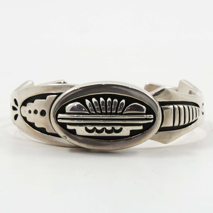 Stamped Silver Cuff