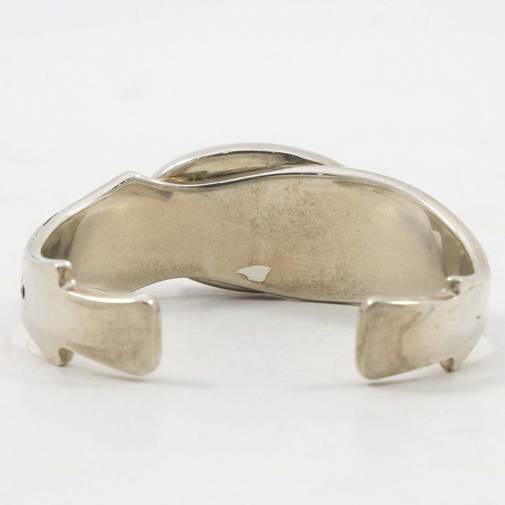 Stamped Silver Cuff