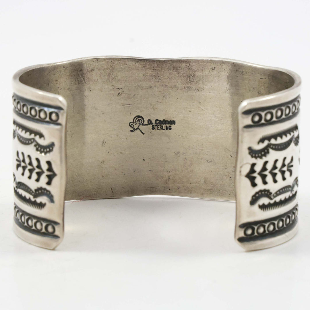 Stamped Silver Cuff