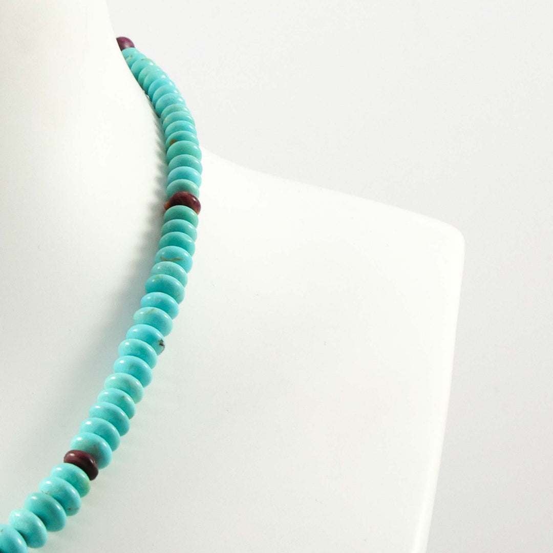 Turquoise and Spiny Necklace