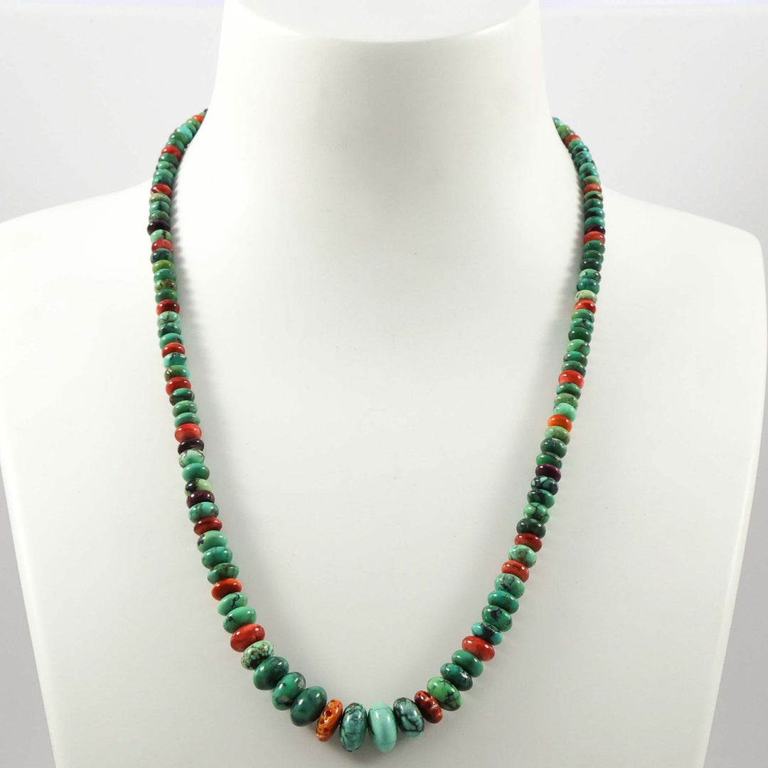 Multi-Stone Bead Necklace
