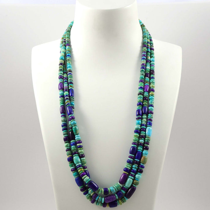Carico Lake, Lapis, and Sugilite Necklace