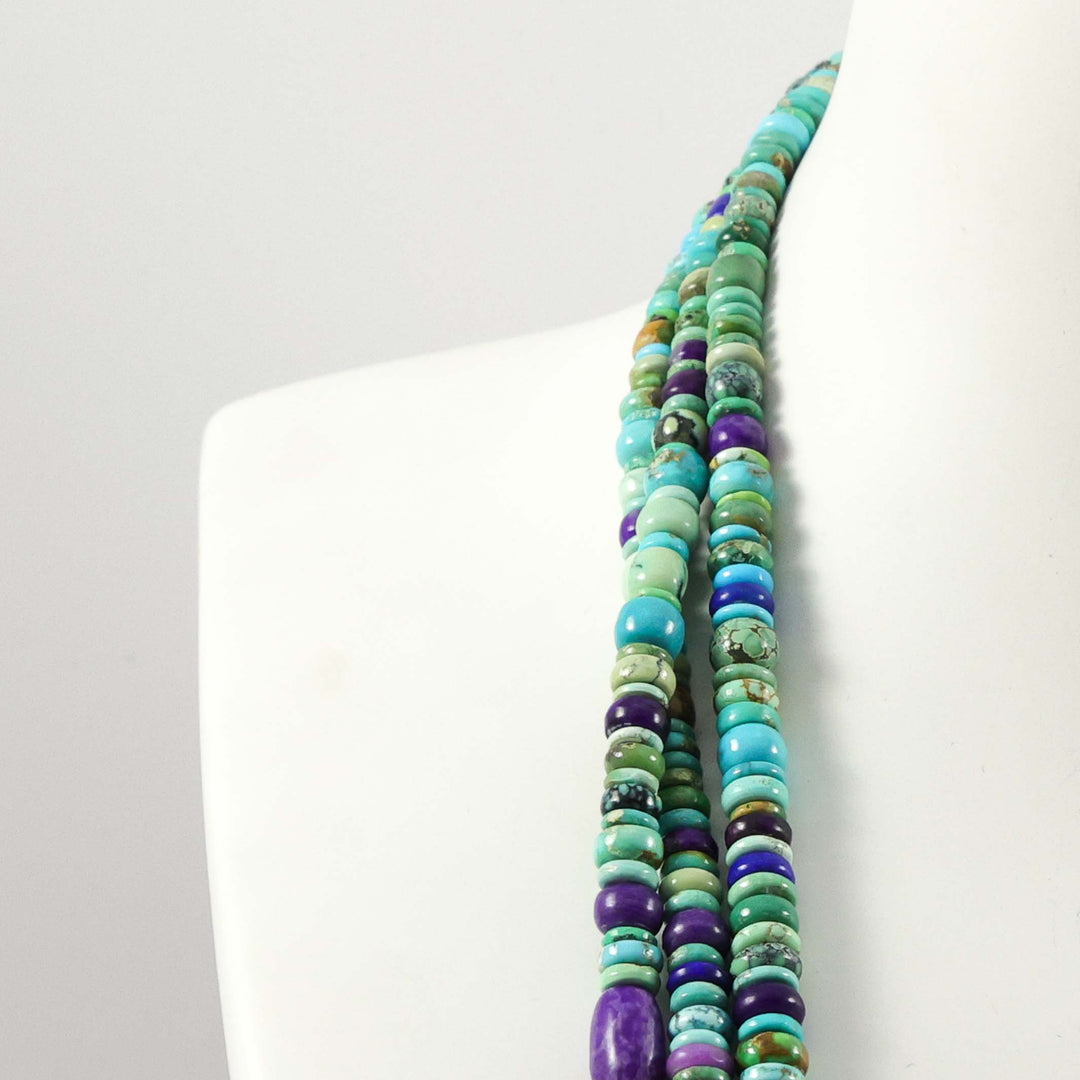 Carico Lake, Lapis, and Sugilite Necklace