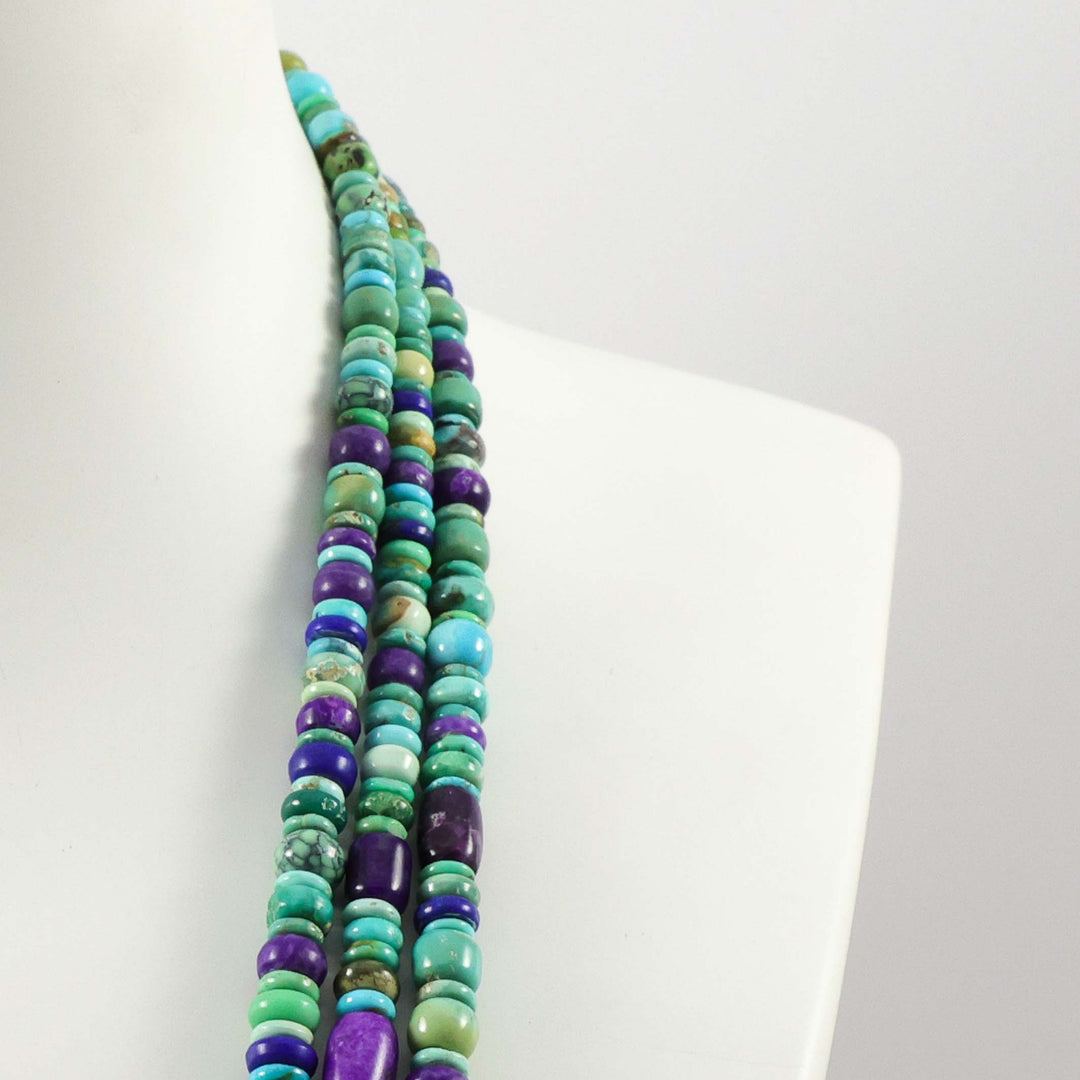 Carico Lake, Lapis, and Sugilite Necklace