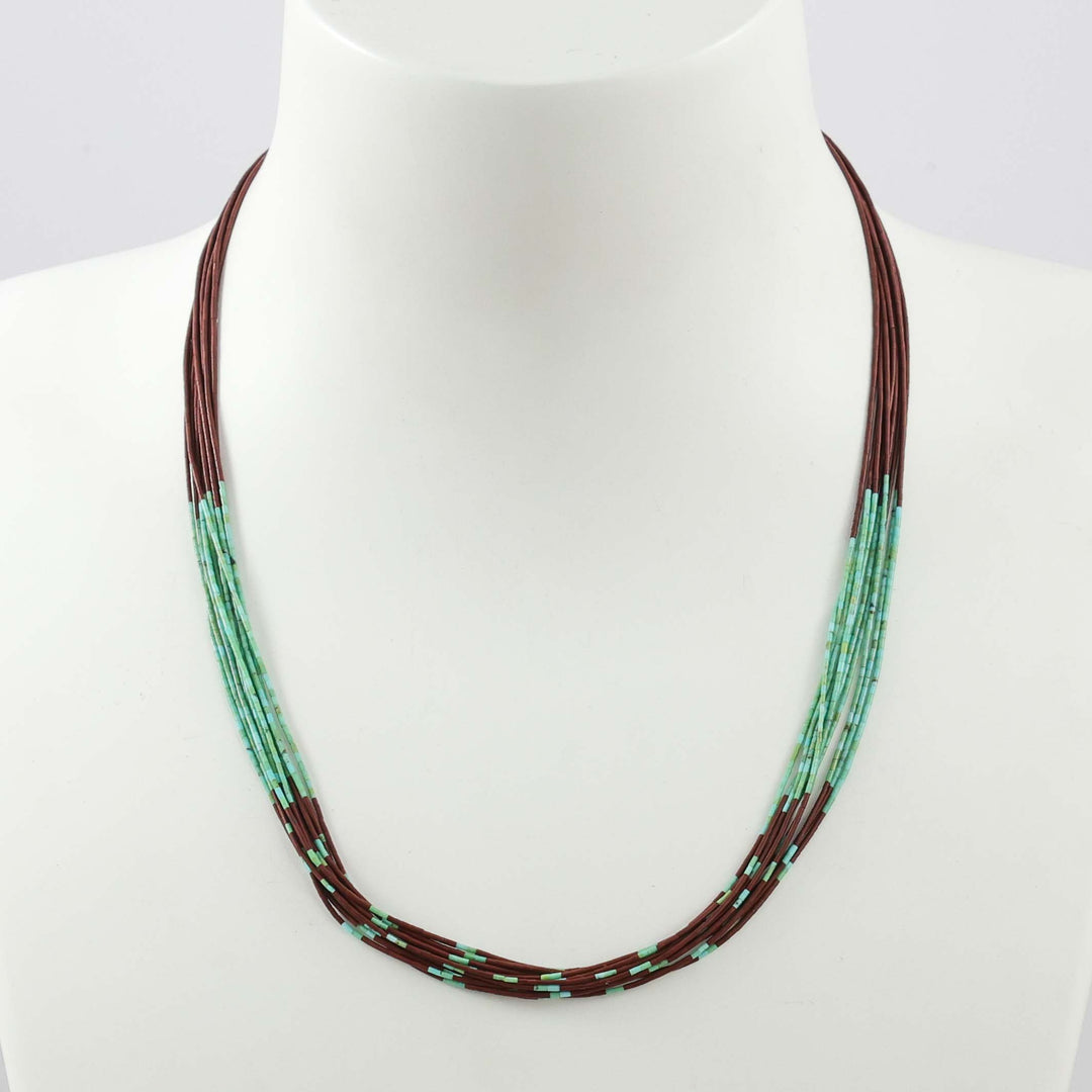 Pipestone and Turquoise Necklace